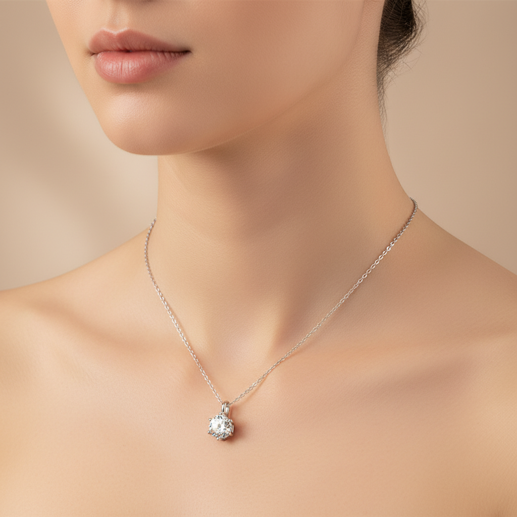 Ngtc Diamond Lab Buy Premium Women's Diamond Necklace – 𝙈𝙤𝙤𝙣 𝙁𝙡𝙤𝙬𝙚𝙧 月華