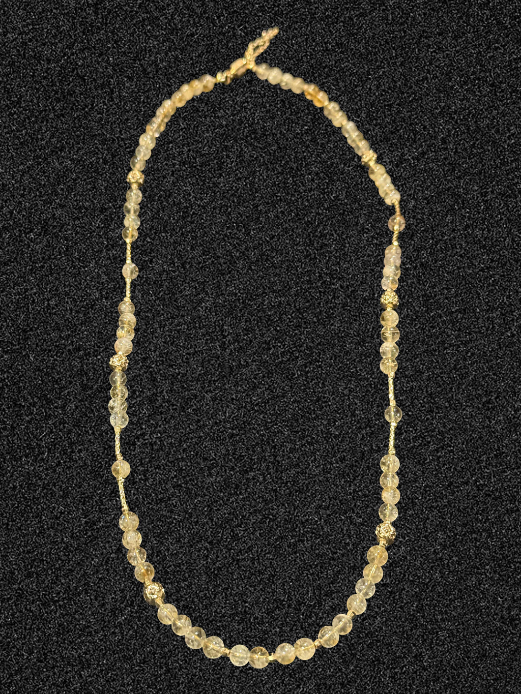 Natural Citrine Quartz 2-Way Magnetic Necklace | Wealth & Abundance Crystal | Convertible Necklace & Bracelet Jewelry