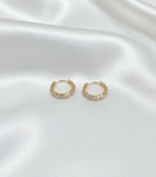 Lab Grown Diamond 0.21 ct 18k yellow gold earrings