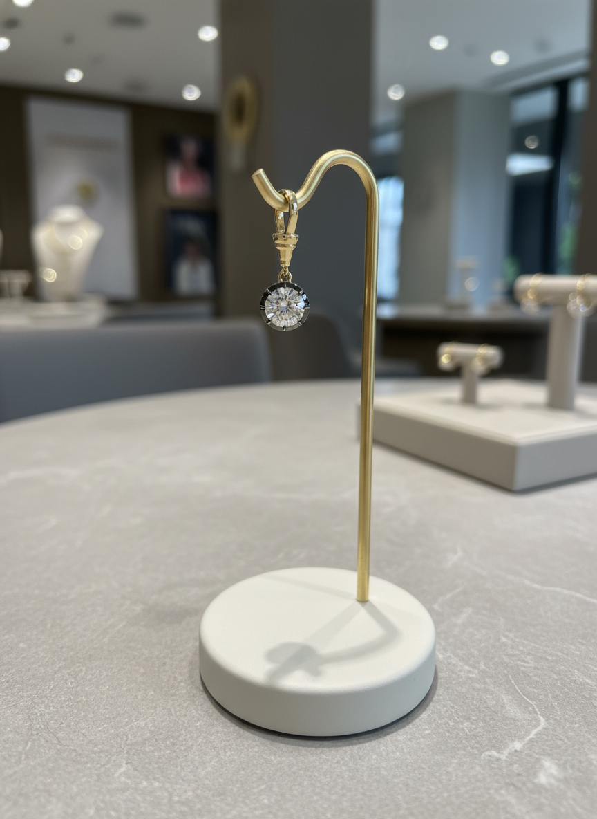 [PENDANT ONLY] 2CT Round Shape |8 Prong Setting | Lab Grown Diamond