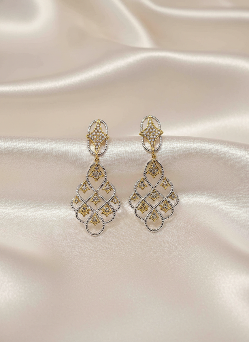 Italian Craft Woven Earrings