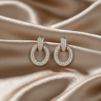 𝙈 𝙀 𝙇 𝙄 𝙎 𝙎 𝘼 - 18k Gold Vermeil Moissanite Earrings