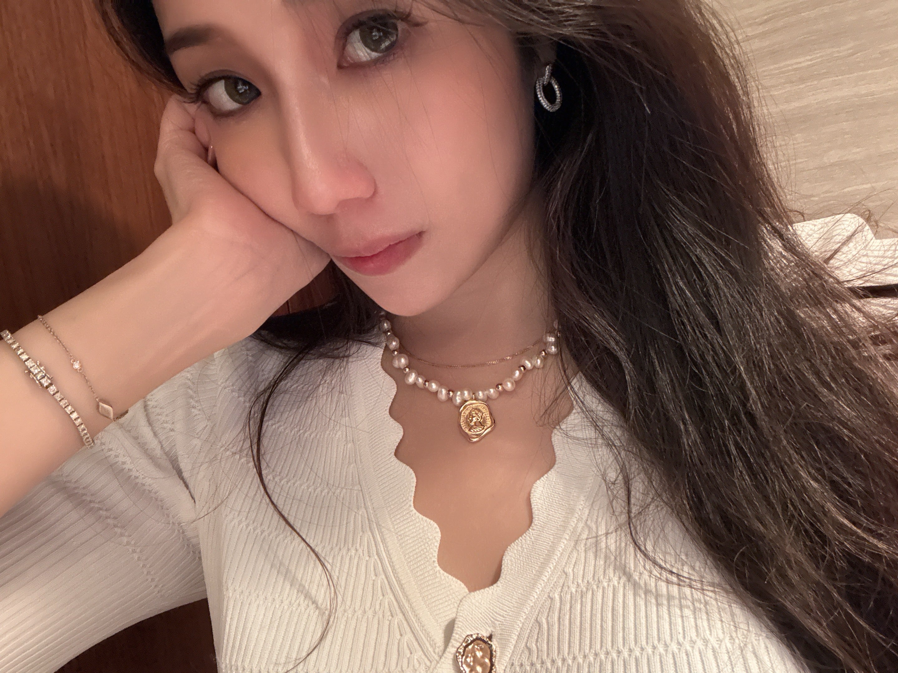 Vintage Style Natural Pearl Necklace