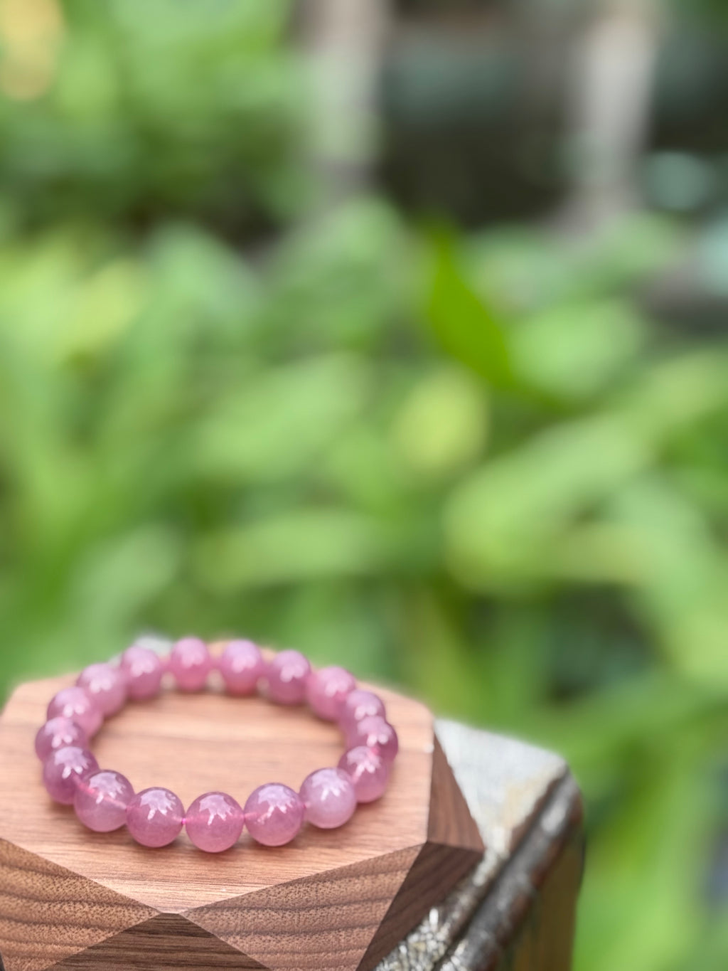 Purple Rose Quartz Bracelet 紫馬粉水晶手串