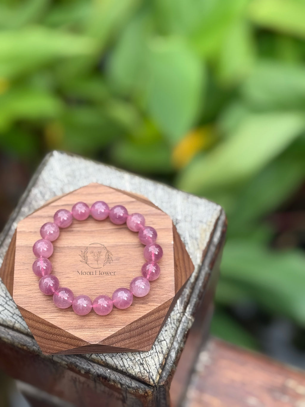 Purple Rose Quartz Bracelet 紫馬粉水晶手串