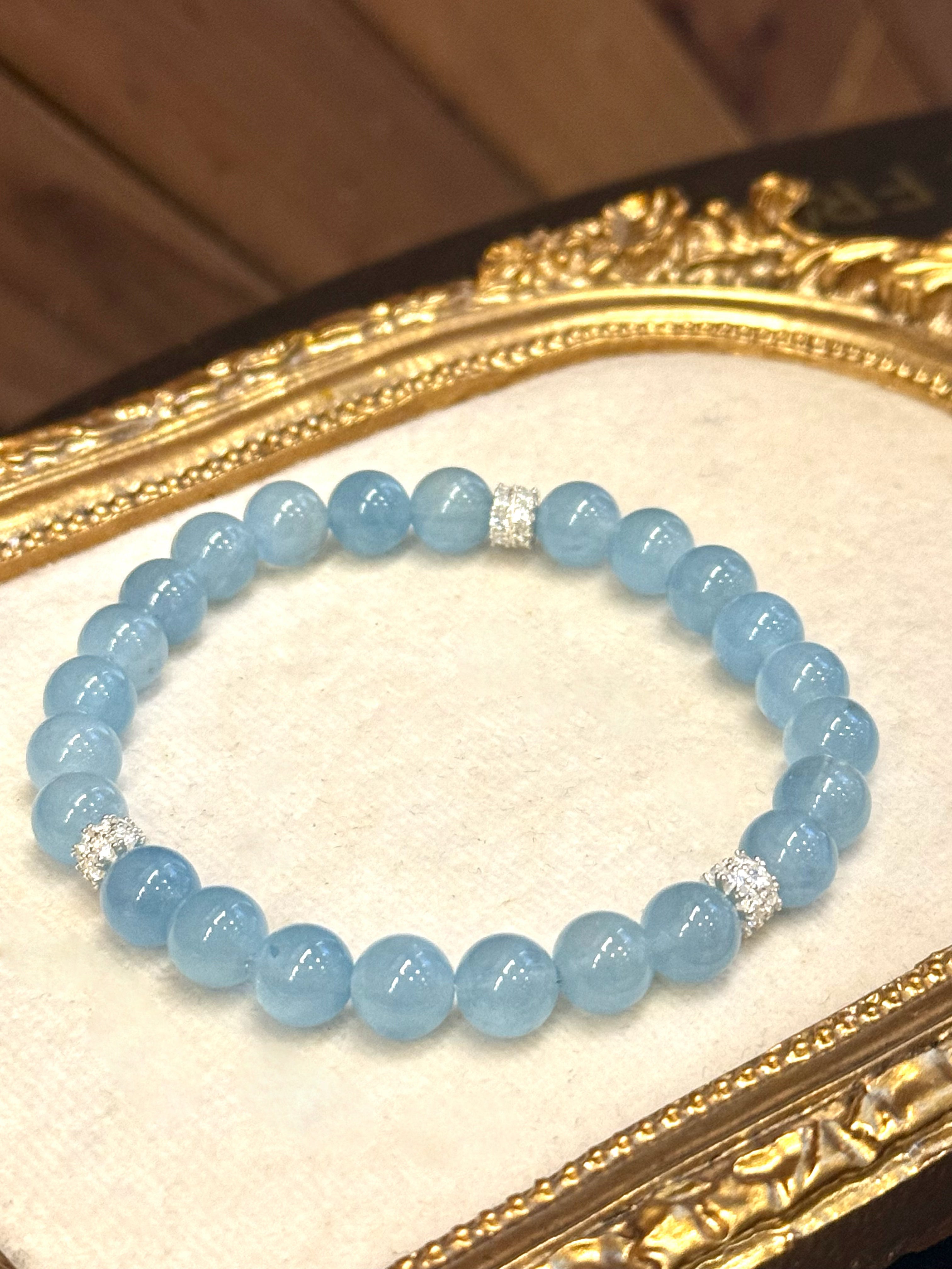 Design · Aquamarine · 海藍寶設計手鍊