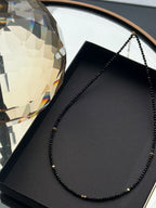 Black Tourmaline 925 Sterling Silver Necklace | Protective & Grounding Crystal Jewelry