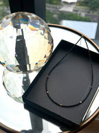 Black Tourmaline 925 Sterling Silver Necklace | Protective & Grounding Crystal Jewelry