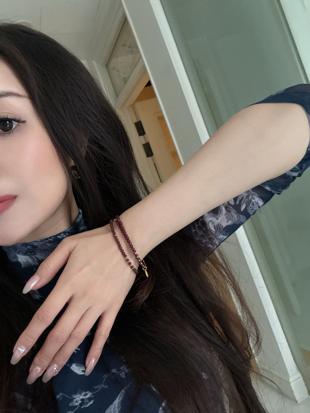 Red Garnet 2-Way 925 Sterling Silver Necklace | Energy, Confidence & Passion Crystal Jewelry